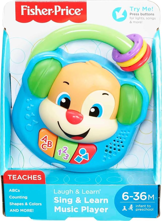 Fisher-Price Baby Learn Sing & Learn Music Player with Lights & Songs Fisher-Price Baby Learn Sing & Learn Music Player with Lights & Songs