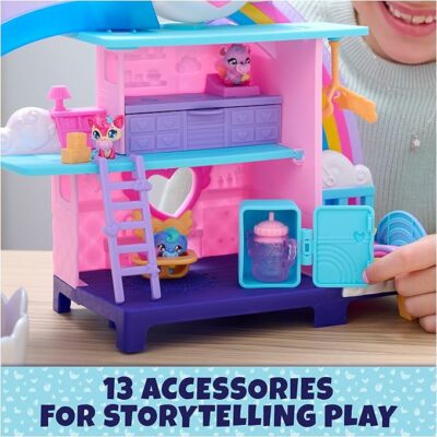 Hatchimals Alive Playset Toy with 4 Mini Figures in Self-Hatching Eggs