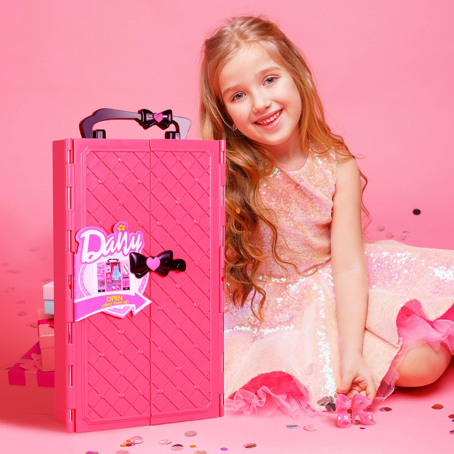 UCanaan Girl Doll and Closet Set with Doll Clothes and Accessories UCanaan Girl Doll and Closet Set with Doll Clothes and Accessories