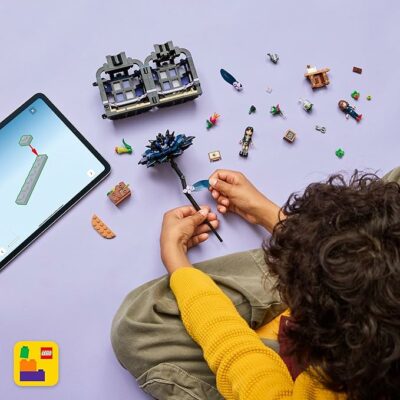 LEGO Wednesday Black Dahlia Flower Building Toy