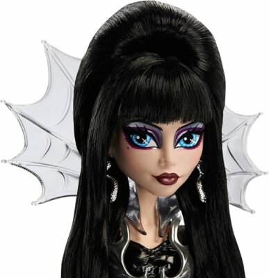 Monster High Doll Elvira Mistress of The Dark Collectible in Black Faux