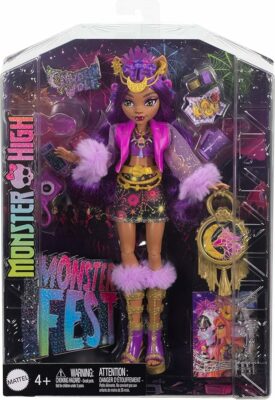 Monster High Monster Fest Doll Clawdeen Wolf with Glam Outfit