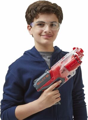 NERF Elite Disrupter Blaster 6 Dart Rotating Drum Slam Fire