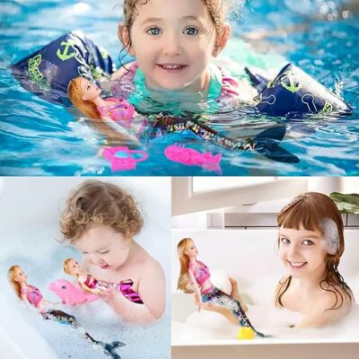 Baljinder Magical Mermaid Dolls with Little Mermaid Water Swimming Playset