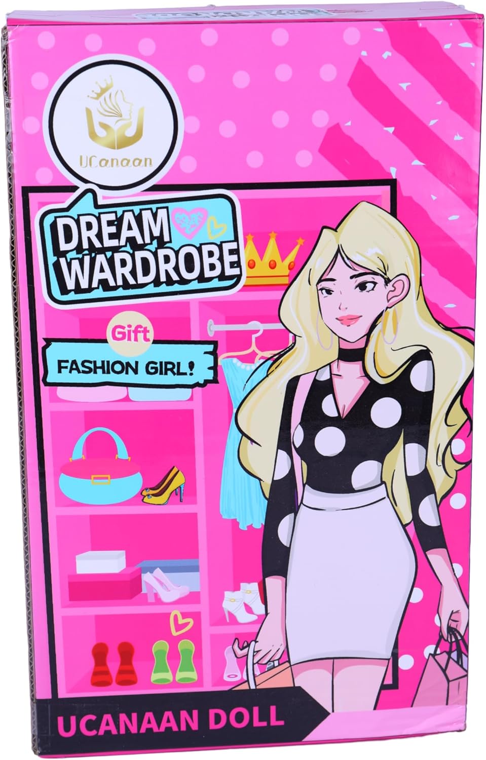 UCanaan Girl Doll and Closet Set with Doll Clothes and Accessories UCanaan Girl Doll and Closet Set with Doll Clothes and Accessories