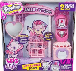Shopkins Wild Style Kitty Dance School Playset