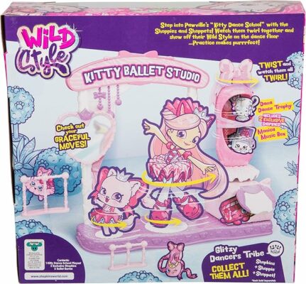 Shopkins Wild Style Kitty Dance School Playset