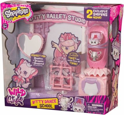 Shopkins Wild Style Kitty Dance School Playset