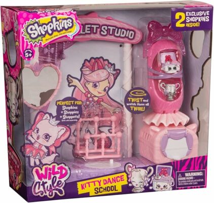 Shopkins Wild Style Kitty Dance School Playset