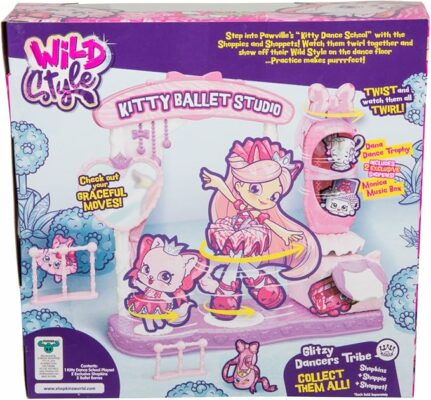 Shopkins Wild Style Kitty Dance School Playset