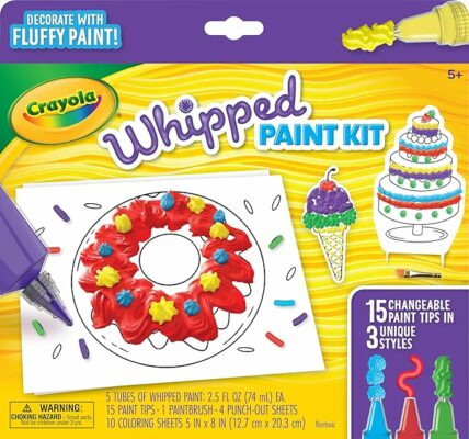 Crayola Whipped Puff Paint 3D Paint Set for Kids