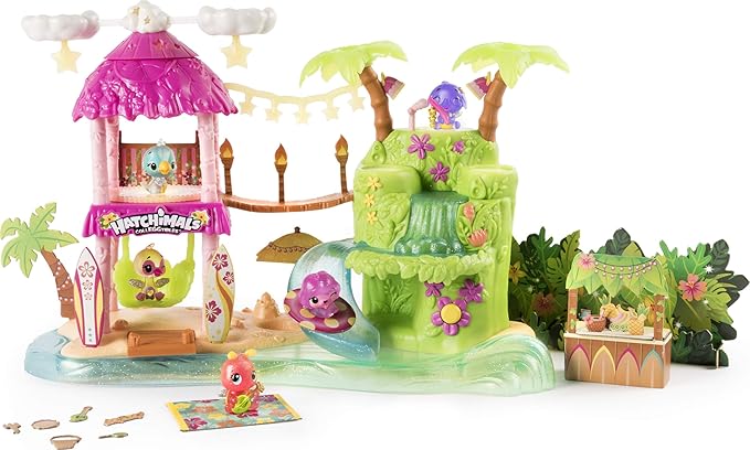 Hatchimals Tropical Party Playset with Lights and Sounds