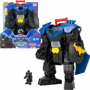 Fisher Price Imaginext DC Super Friends Batman Flight Mech with Lights Sounds Motion Action Figure