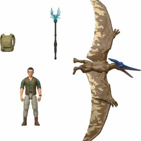 Mattel Jurassic World Rebirth Human & Dinosaur Figure Pack