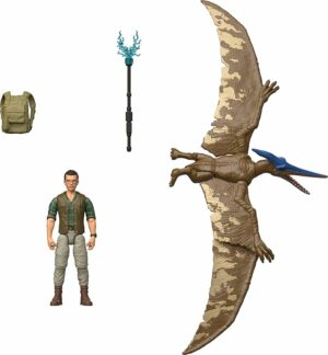 Mattel Jurassic World Rebirth Human & Dinosaur Figure Pack