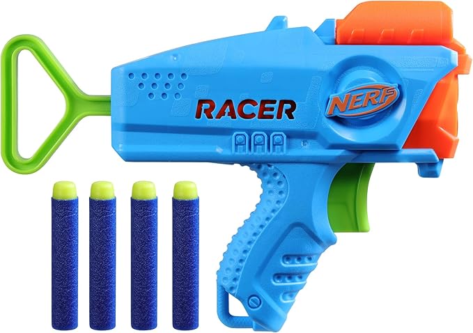 NERF Elite Junior Racer Easy Play Dart Blaster
