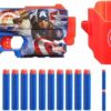 Nerf Marvel Captain America Dart Blaster 10 Elite Darts