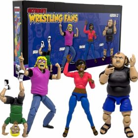 Ultimate Wrestling Crowd Fan Figures Four Pack