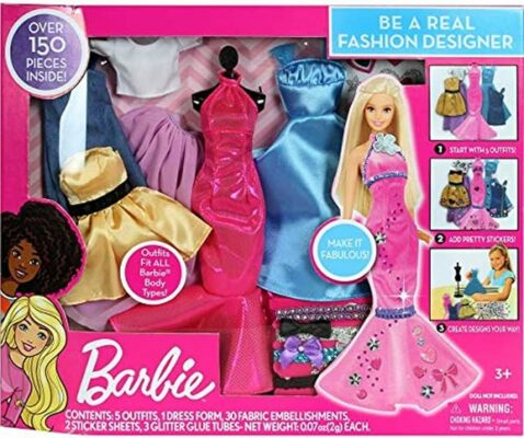 Tara Toys Barbie Be a Real Fashion Designer Classic Set DIY Doll Clothing Kit
