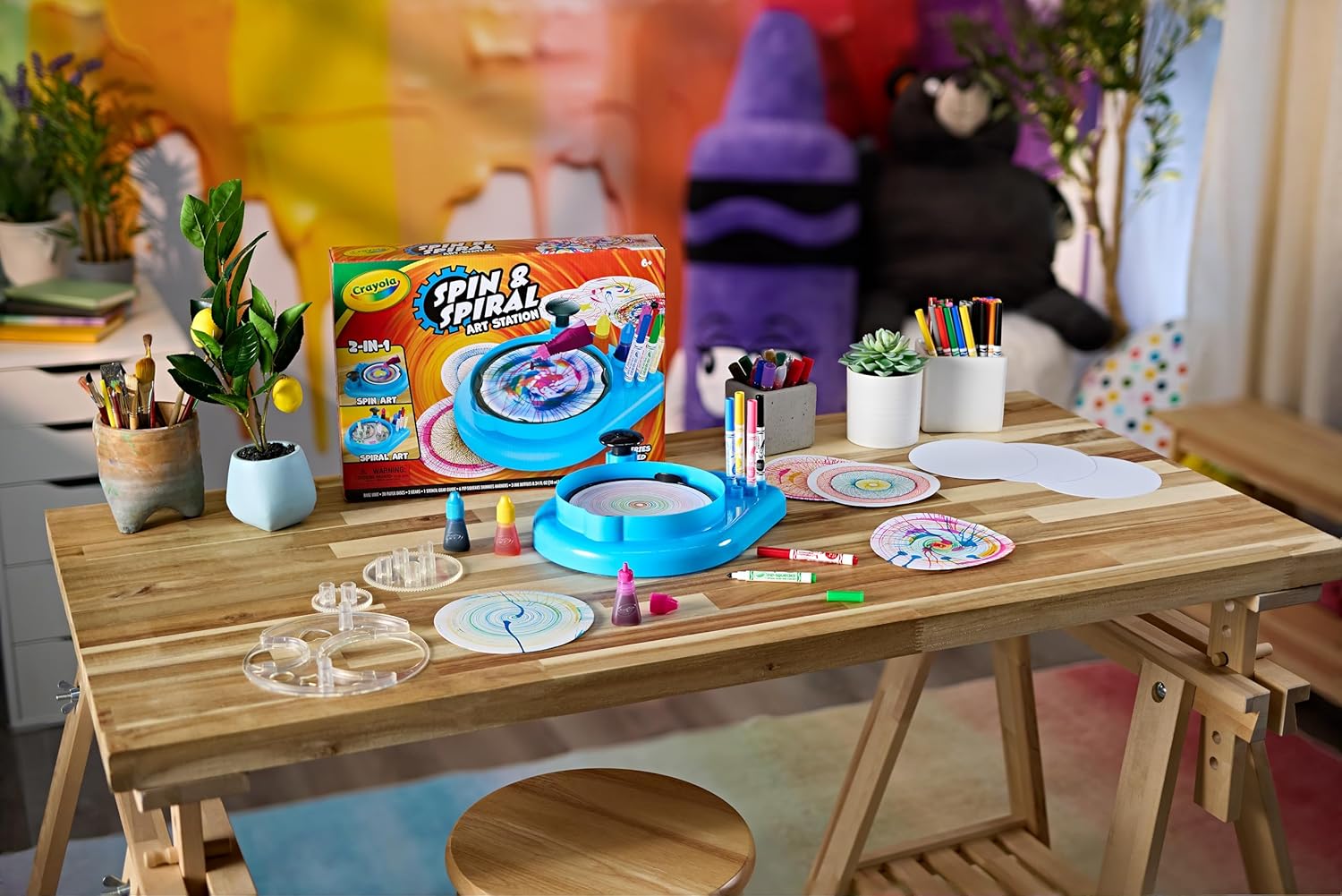 Crayola Spin & Spiral Art Station Crayola Spin & Spiral Art Station