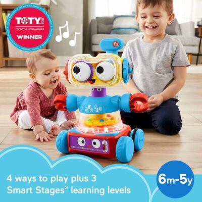 Fisher-Price Learning Bot with Music Lights & Smart Stages Content