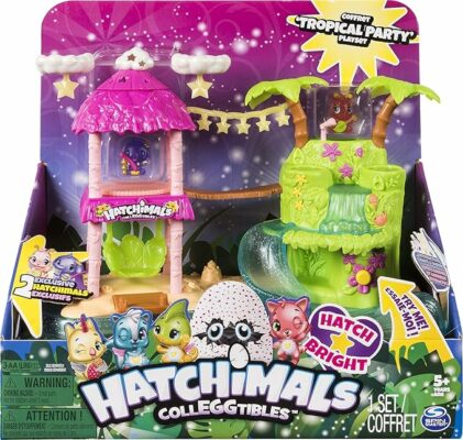 Hatchimals Tropical Party Playset with Lights and Sounds