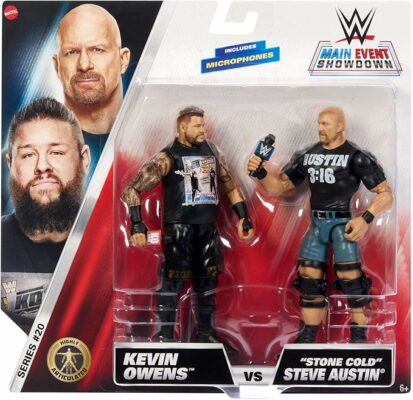 Mattel WWE Main Event Championship Showdown 2 Pack Action Figures