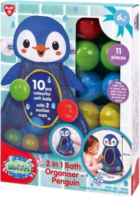 PlayGo Bath Toy Organizer Penguin