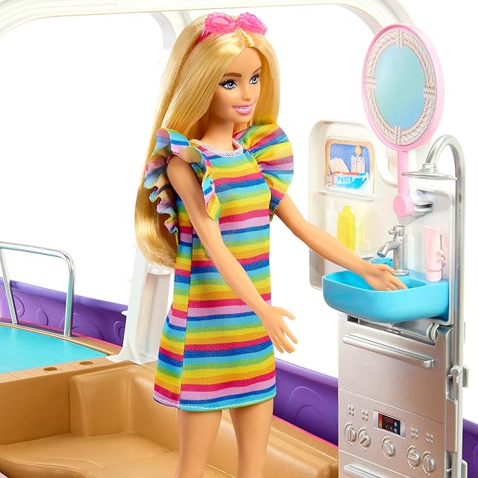 Barbie Dream Boat Playset with 20+ Ocean Themed Accessories Barbie Dream Boat Playset with 20+ Ocean Themed Accessories