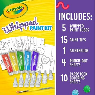 Crayola Whipped Puff Paint 3D Paint Set for Kids