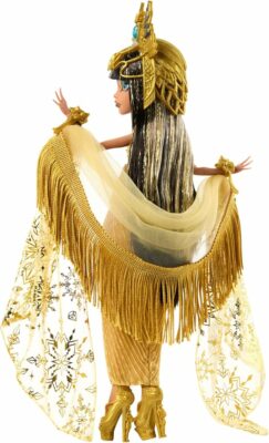 Monster High Howliday Doll Winter Edition Cleo De Nile Collectible in Golden Gown