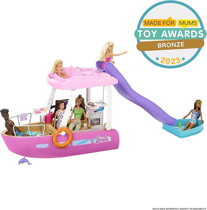 Barbie Dream Boat Playset with 20+ Ocean Themed Accessories Barbie Dream Boat Playset with 20+ Ocean Themed Accessories