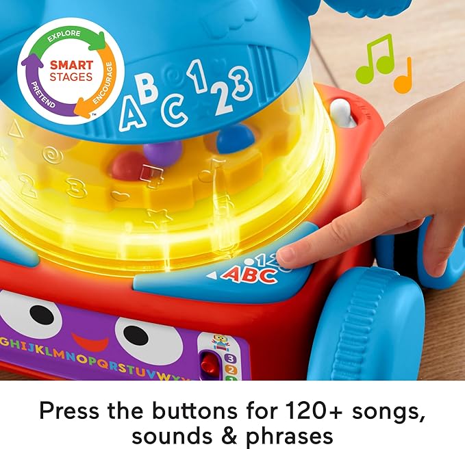 Fisher-Price Learning Bot with Music Lights & Smart Stages Content Fisher-Price Learning Bot with Music Lights & Smart Stages Content