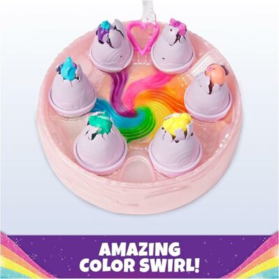 Hatchimals Alive Rainbow Hatchery with 6 Mini Figures in Color Reveal Eggs