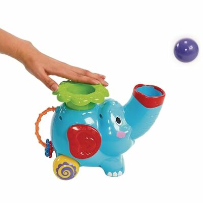 PlayGo Pop and Hoop Musical Rolling Elephant