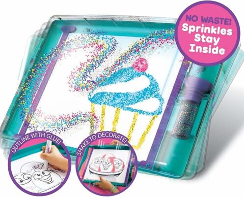 Crayola Sprinkle Art Shaker Rainbow Arts and Crafts