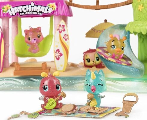 Hatchimals Tropical Party Playset with Lights and Sounds