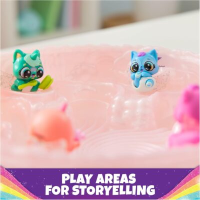 Hatchimals Alive Rainbow Hatchery with 6 Mini Figures in Color Reveal Eggs