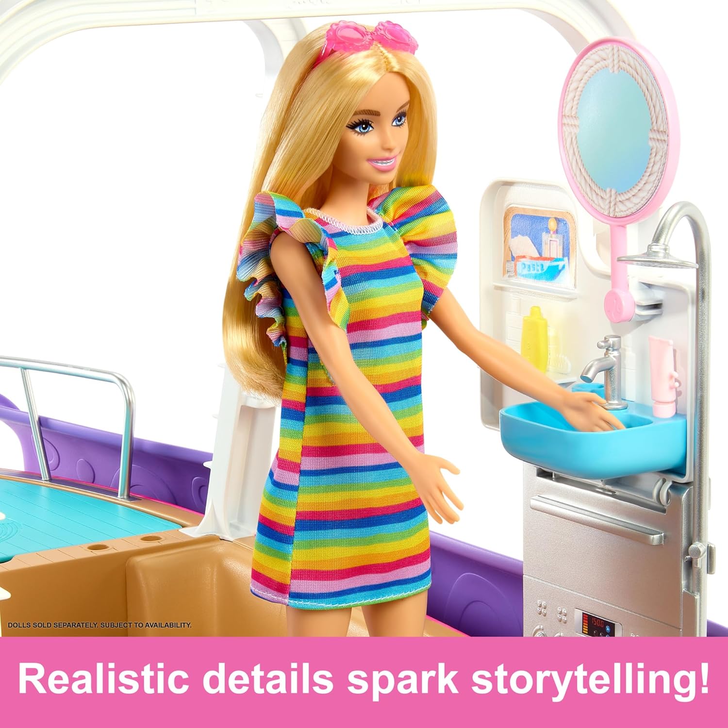 Barbie Dream Boat Playset with 20+ Ocean Themed Accessories Barbie Dream Boat Playset with 20+ Ocean Themed Accessories