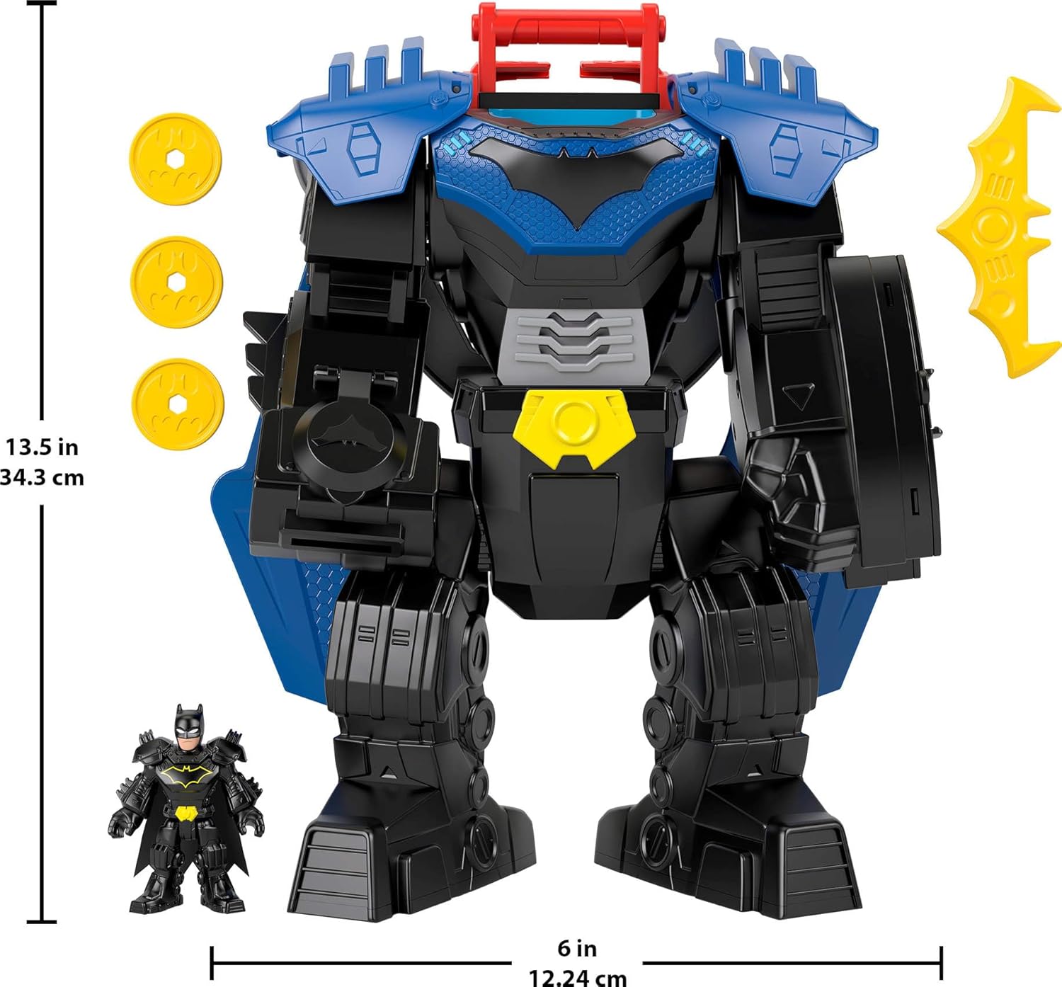 Fisher Price Imaginext DC Super Friends Batman Flight Mech with Lights Sounds Motion Action Figure Fisher Price Imaginext DC Super Friends Batman Flight Mech with Lights Sounds Motion Action Figure