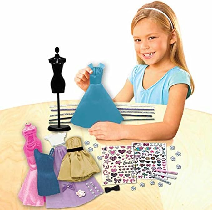 Tara Toys Barbie Be a Real Fashion Designer Classic Set DIY Doll Clothing Kit Tara Toys Barbie Be a Real Fashion Designer Classic Set DIY Doll Clothing Kit