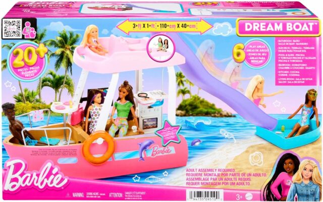 Barbie Dream Boat Playset with 20+ Ocean Themed Accessories