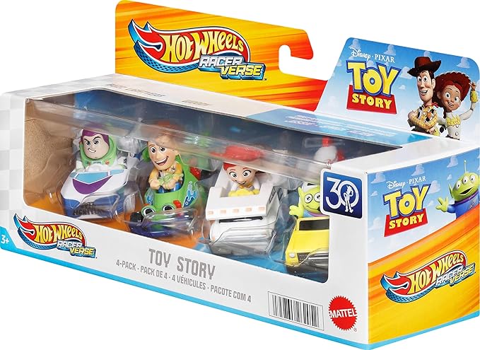 Hot Wheels RacerVerse Set of 4 Die Cars