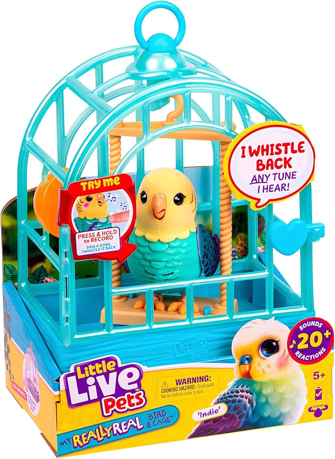 Little Live Pets My Really Real Talking Bird Toy & Cage