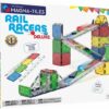MAGNA TILES Rail Racers Deluxe 90 Piece Magnetic Construction Set