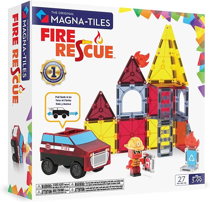 MAGNA TILES Fire Rescue 27 Piece