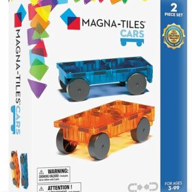 MAGNA TILES Cars Blue & Orange 2 Piece