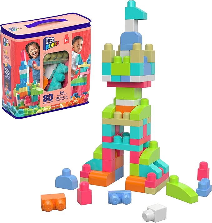 MEGA BLOKS First Builders Toddler Blocks Toys Set