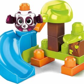 Mega Bloks Peek A Blocks Panda Slide with Big Building Blocks