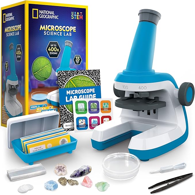National Geographic Microscope for Kids Science Kit